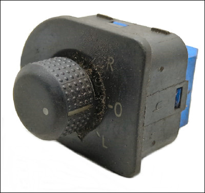 VW VOLKSWAGEN BEETLE EXTERIOR SIDE MIRROR SWITCH KNOB FUNCTION GENUINE USED OE GENUINE PART RHD NZ 1J2959565F 1J2959565D PR-4R4