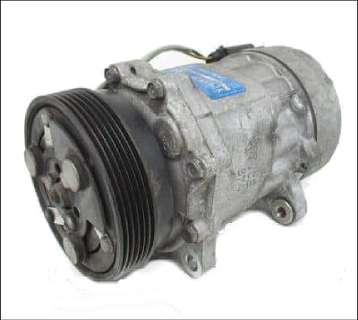 VW VOLKSWAGEN AUDI GOLF GTI BORA TT A3 AIRCON AC COMPRESSOR 1J0820803K SANDEN SD7V16 GENUINE OE OEM USED TESTED