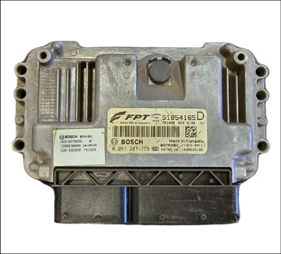 FIAT 500 312 SPORT ENGINE ECU COMPUTER MODULE BOSCH MOTRONIC 51854165D 0261201759 2014 OE OEM USED TESTED