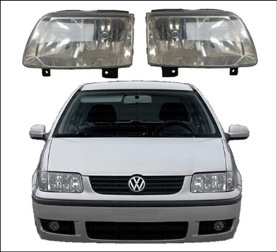 VW VOLKSWAGEN POLO 1.4L 6N2 FACELIFT HALOGEN HEADLIGHT RHD LEFT RIGHT SIDE LH RH LHS RHS RHD BULB MOTOR LEVELING GENUINE OE OEM USED TESTED 2000 2001 2002 6N2941017N 6N2941018N
