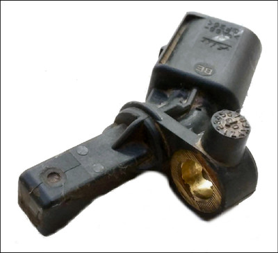 VW VOLKSWAGEN AUDI SKODA ABS BRAKE WHEEL SPEED SENSOR REAR LH LHS LEFT PASSENGER 6Q0927807B POLO 9N FABIA A2 OE OEM GENUINE USED TESTED