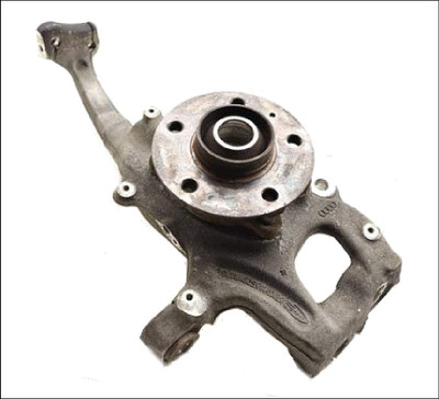 AUDI A4 S4 B8 8K QUATTRO FRONT HUB SPINDLE WHEEL HOUSING BEARING LEFT LH LHS PASSENGER COBAPRESS EARLY OE OEM GENUINE USED 8K0407257G 8K0407253G 8K0407253R 8K0407253AB 4H0498625 8K0407607 8K0407613B 2008 2009