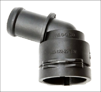 AUDI VW VOLKSWAGEN SKODA PLASTIC COOLANT RADIATOR HOSE COUPLING 1K0122291BN NEW AFTERMARKET 1.0L 1.2L 1.4L GOLF PASSAT CC SCIROCCO R32 EOS SUPERB