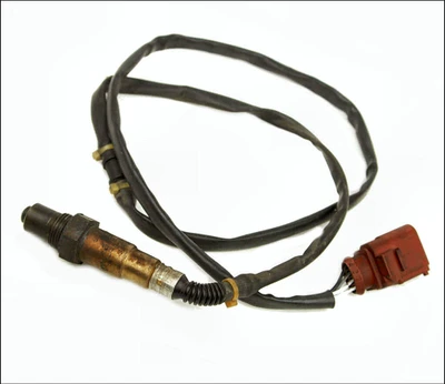 AUDI O2 LAMBDA SENSOR PROBE POST-CAT POST-CATALYST AFTER POST BROWN POST-CAT 0258006835 022906262BQ 022906262BN VR6 V8 3.2L 4.2L GENUINE BOSCH OEM OE ORIGINAL VR6 A3 8P RS4 R8 EOS USED