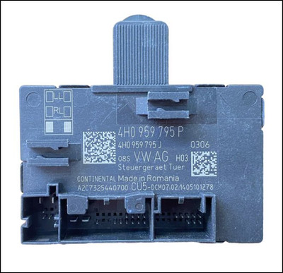 VW VOLKSWAGEN PORSCHE TOUAREG 7P CAYENNE MACAN RHD RH RHS RIGHT REAR DRIVER DOOR CONTROL CONTROLLER MODULE 4H0959795P 4H0959759J OE GENUINE USED