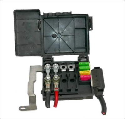 VW VOLKSWAGEN POLO 6N 6N1 6N2 BATTERY FUSEBOX FUSES HINGED LID 6X0998550 6X0998550A2 USED GENUINE ORIGINAL OE OEM