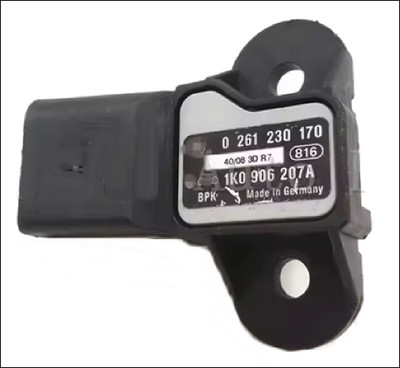 VW VOLKSWAGEN AUDI SKODA BRAKE BOOST PRESSURE SENSOR 1K0906207A 0261230170 GENUINE USED G294