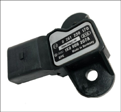 VW VOLKSWAGEN AUDI SKODA BRAKE BOOST PRESSURE SENSOR 1K0906207A 0261230170 GENUINE USED G294