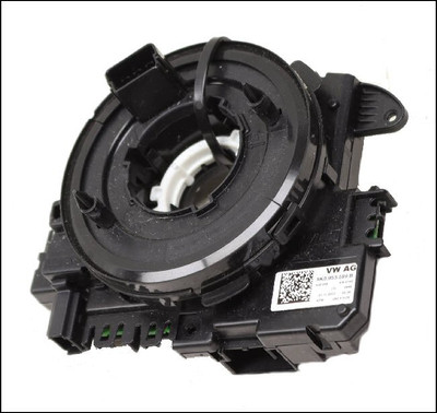 VW VOLKSWAGEN GOLF JETTA Q3 PASSAT CC TIGUAN EOS TOURAN CADDY MK6 SKODA YETI SUPERB OCTAVIA STEERING COLUMN ELECTRONIC MODULE CLOCKSPRING SQUIB ANGLE SENSOR HIGHLINE 5K0953521AT 5K0953569B 5K0953569AL USED OE OEM GENUINE TESTED