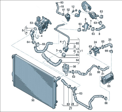 VW VOLKSWAGEN SKODA AUDI A1 A3 TT GOLF PASSAT TIGUAN OCTAVIA SUPERB PLASTIC COOLANT QUICK CONNECT CONNECTOR COUPLER PIPE 3-WAY MQB EA888 TSI TFSI 5QD122291AF 5Q0122291AL 5Q0122291DA 1.8 2.0 1.8L 2.0L NEW AFTERMARKET CJSA CJSB CZPB DKZA DNNA