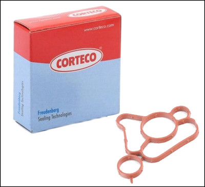 VW VOLKSWAGEN AUDI SKODA GOLF JETTA TT PASSAT A3 SCIROCCO OCTAVIA TT A4 EOS EA888 MQB MK7 GEN3 SEAL GASKET 2.0 TFSI TURBO TFSI FSI GTI OIL FILTER HOUSING GASKET 06L115441 OEM OE CORTECO ELRING 279.630 06K115441E