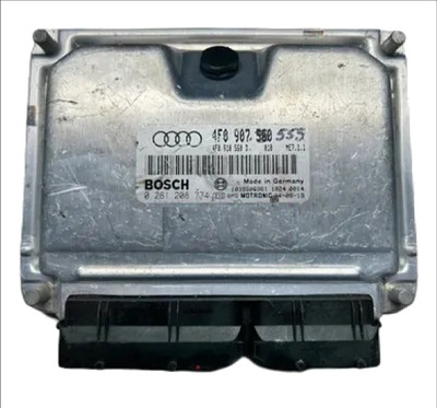 AUDI A6 C6 4F 2005 ENGINE ECU BOSCH 4F0907559 4F0907560 4F0910560F 4F0910560FX 4F0910560D 4F0910560DX 0261208774 QUATTRO USED PETROL V8 4.2 4.2L MOTRONIC ME7.1.1 BAT EU2