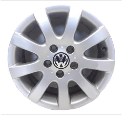 SINGLE BARE RIM WHEEL 15 INCH 5X112 AUDI VW VOLKSWAGEN GOLF MISANO 1K MK5 OE OEM GENUINE USED 1K0601025A 1K0601025AQ 195/65/15