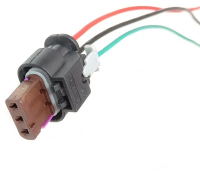 VW VOLKSWAGEN AUDI 4F0973703 4F0973703A TYCO MCON 1.2 PLUG CONNECTOR FEMALE 3-PIN WITH TAILS NEW AFTERMARKET