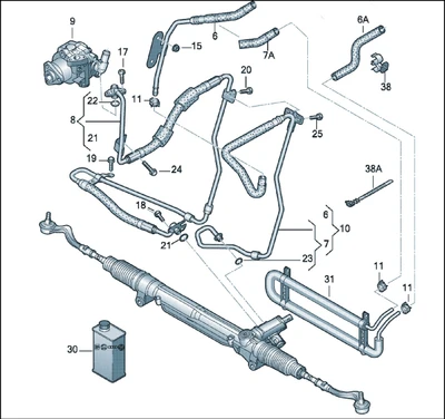 AUDI 8K B8 A5 S5 ALLROAD QUATTRO A4 2008 2009 2010 2011 2012 POWER STEERING RETURN HOSE PIPE RHD 8K0422891AN 8K0422891AL 3.0T 3.0 CAKA CALA V6 1N3 PR-1N3 GENUINE OE OEM USED