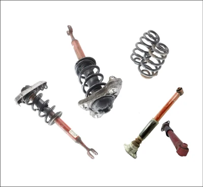 AUDI A4 B6 B7 8E ALT AMB BEX 1.8 2.0 1.8L 2.0L 1.8T 2.0T QUATTRO FACTORY SPORTS LOWERING GAS SUSPENSION KIT MONROE FRONT REAR 8E0413031DG 8E0513036AF GENUINE OEM OE USED PR-1BE 1BE S-LINE SLINE
