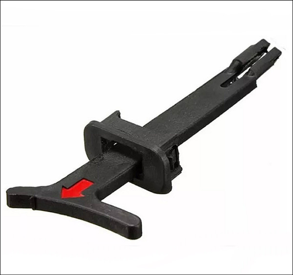 VW VOLKSWAGEN 1J MK4 GOLF4 1J R32 VR6 V5 4M 4MOTION LEVER ROD CATCH HATCH HATCHBACK EXTERIOR HOOD BONNET RELEASE PULL LATCH HANDLE PLASTIC 1J5823593C