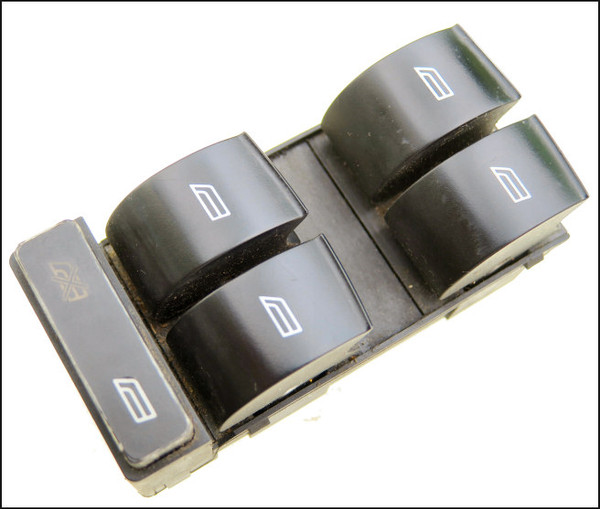 AUDI A4 B6 GENUINE MASTER WINDOW SWITCH FOR DRIVER DOOR USED 8Z0959851 8Z0959851A 8Z0959851B 8Z0959851D 8Z0959851E 8Z0959851F 2002 2003 2004 2005