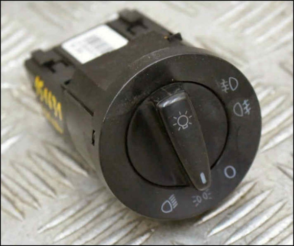 VW VOLKSWAGEN LIGHT LIGHTING HEADLIGHT HEADLAMP SWITCH 1C0941531A USED OEM OE GENUINE GOLF MK4 BORA FRONT FOGLIGHT