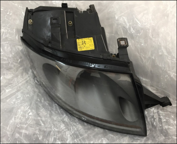 AUDI TT MK1 8N XENON HEADLIGHT HEADLAMP RIGHT RH RHS DRIVER SIDE GENUINE OE OEM SILVER INSERT MASK USED 8N0941004BN 8N0941004BD