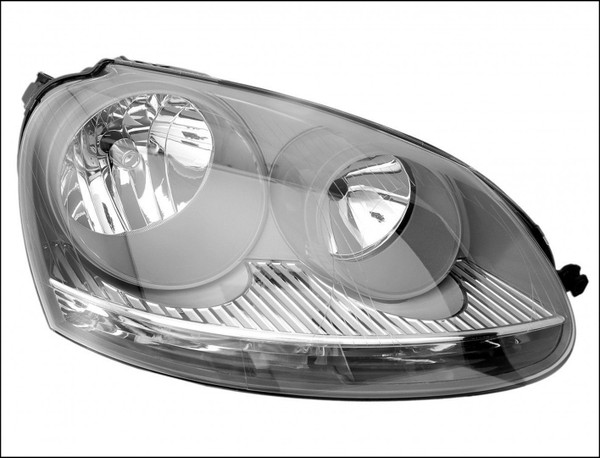 VW VOLKSWAGEN GOLF MK5 HALOGEN HEADLIGHT RH GREY TRIM 1K6941006E 1K6941030E AFTERMARKET TYC BRAND-NEW