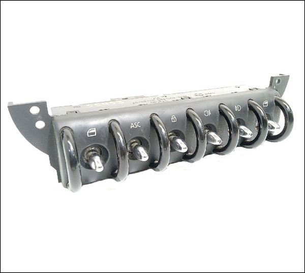 BMW MINI R50 R53 COOPER ONE CENTRE CONSOLE SWITCH PACK ASC 2001 2002 2003 6917989 61.31-6917989