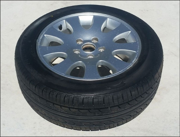 SINGLE SPARE WHEEL 16 INCH 5 X 112 4B0601025K AUDI VW VOLKSWAGEN WITH BRAND NEW TYRE