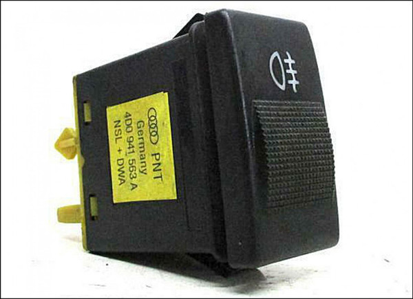 AUDI A4 B5 A8 D2 DASHBOARD REAR FOGLIGHT SWITCH 4D0941563 GENUINE OEM PRE-OWNED