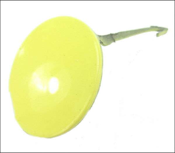VW VOLKSWAGEN NEW BEETLE TOWING EYE COVER FRONT 1C0807441 PAINTED LIGHT YELLOW LD1D 2002 2003 2004 2005