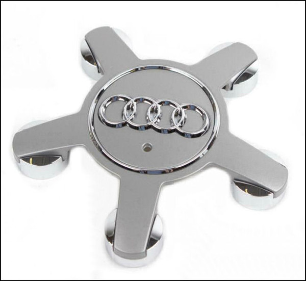 AUDI A3 A4 A5 A6 A7 ALLROAD A8 Q5 TT R8 NEW ALLOY WHEEL 5-STAR SPIDER SPYDER CENTRECAP SET 4 SINGLE 135MM AFTERMARKET 4F0601165N 4F0601165