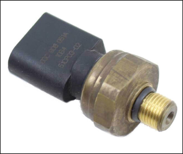 VW VOLKSWAGEN AUDI SKODA FSI FUEL RAIL PRESSURE SENSOR USED GENUINE OEM OE 03C906051A 51CP03-05 95860622100