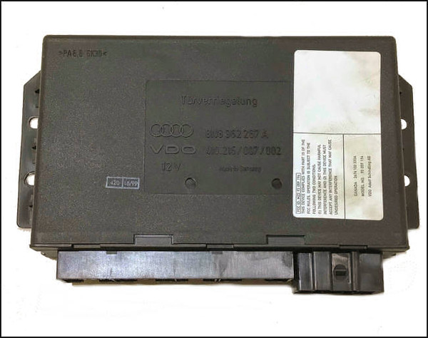 AUDI TT 8N MK1 BCM CCM CENTRAL LOCKING CONTROL MODULE WIRELESS 315MHz 8N8962267A 410.215/007/002 JAPAN JAP-IMPORT COMFORT CONVENIENCE PR-5D2 PR-5D3