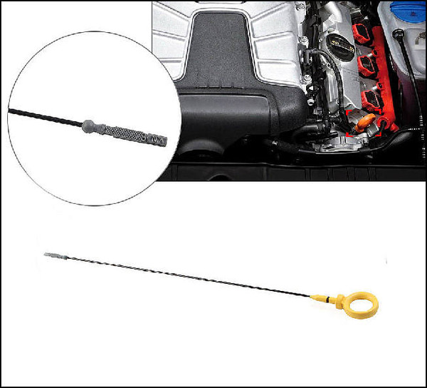 REPLACEMENT OIL DIPSTICK AUDI A4 S4 A5 S5 A6 A8 3.0L 3.0T TFSI V6 06E115611H CAJ CAJA CCA CCAA CAL CALA CAK CAKA SUPERCHARGED SUPERCHARGER