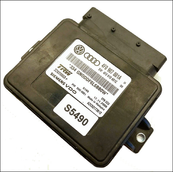 AUDI A6 ALLROAD C6 HANDBRAKE EPB PARK PARKING EMERGENCY CONTROL MODULE CONTROLLER USED GENUINE 4F0907801A 4F0910801B OE OEM