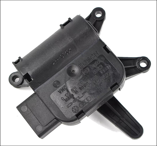 AUDI Q7 VW VOLKSWAGEN TOUAREG 4L 7L AMAROK TRANSPORTER PORSCHE CAYENNE 7L0907511T 7L0907511AQ 7L0819313 0132801320 V154 AIRCON RECIRC RECIRCULATION VENTILATION FLAP POSITIONING SERVO MOTOR ACTUATOR MOTOR LEVER WHITE USED TESTED