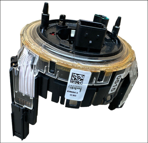 AUDI A4 8E B7 A6 C6 4F AIRBAG SRS CLOCKSPRING SLIP RING SQUIB ANGLE SENSOR MFSW TIPTRONIC CRUISE 4E0953541B 4E0953541A OE OEM GENUINE USED TESTED