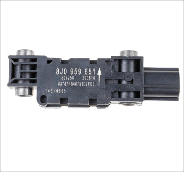 8J0959651 AUDI A3 8P TT 8J R8 SRS AIRBAG CONTROL IMPACT LONGITUDINAL CRASH ACCELERATION SENSOR OE OEM GENUINE USED