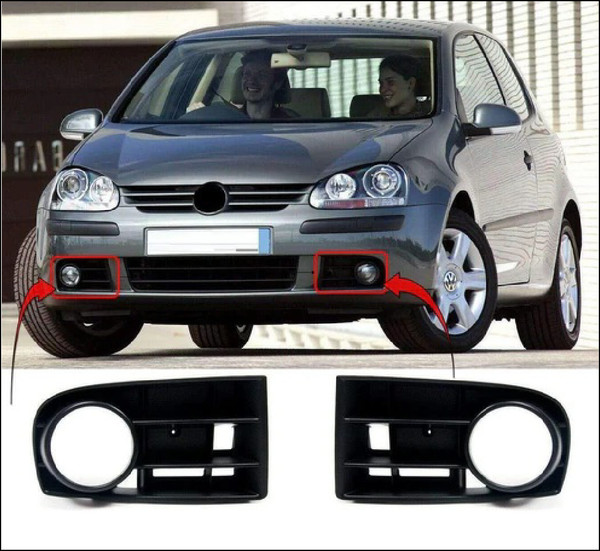VW VOLKSWAGEN GOLF MK5 1K TDI DIESEL LOWER BUMPER SIDE GRILLE FOGLIGHT WIDE LEFT RIGHT LH RH LHS RHS 1K0853665C 1K0853666C LEFT RIGHT