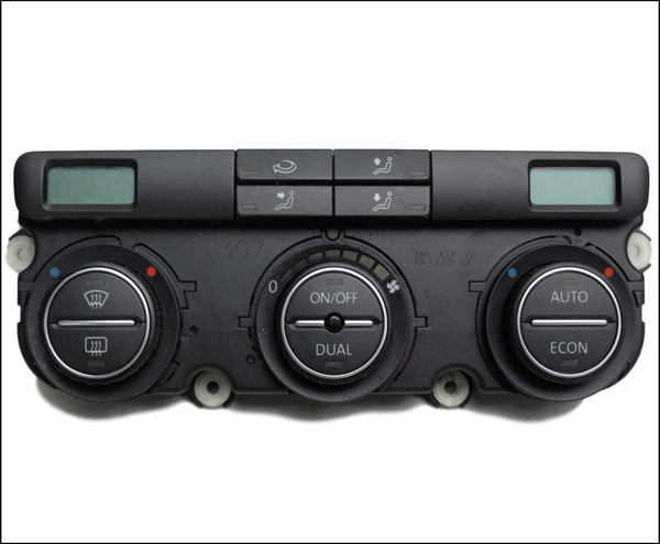 VW VOLKSWAGEN GOLF JETTA TOURAN AIRCON CLIMATE AC CONTROLLER MODULE DUAL ZONE TESTED 1K0907044DD 5HB010106-06