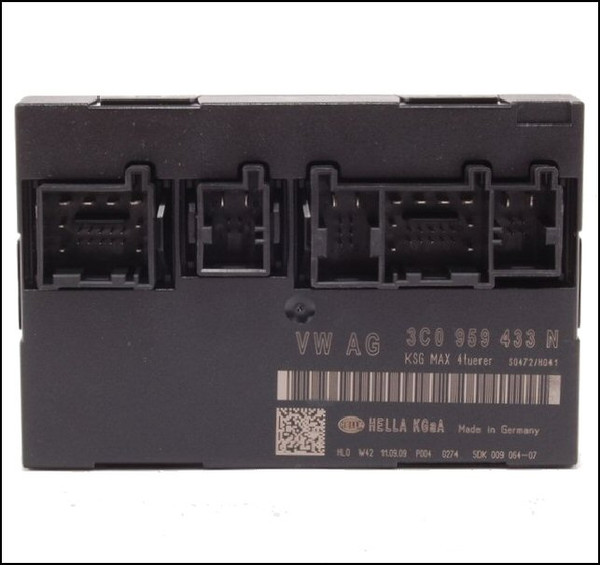 VW VOLKSWAGEN PASSAT B6 3C BCM CONVENIENCE COMFORT MODULE 4-DOOR JAP JAPANESE IMPORT 315MHz 3C09595433N 5DK009064-07 3C09595433S 5DK009064-25 PR-5D2 PR-5D3 PR-5D5 2004 2005 2006 USED GENUINE OE OEM TESTED
