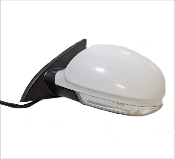 3C2857507BP 3C2857508CG VOLKSWAGEN PASSAT B6 3C 13-P 15-P ANTI-DAZZLE COMPLETE EXTERIOR SIDE MIRROR ANTI-DAZZLE PR-6XT R36 PUDDLE ENTRY LIGHT AUTO-DIM HEATED FOLDING PAINTED CANDY WHITE LB9A L9A LEFT RIGHT DRIVER PASSENGER LHS RHS LH RH RHD OE OEM GENUINE CLEAN USED TESTED