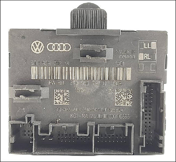 AUDI A5 S5 RS5 8T COUPE 2-DOOR 2009 2010 2011 RHD LH PASSENGER DOOR CONTROL CONTROLLER MODULE 8T0959792M 8T0959792D OE GENUINE USED