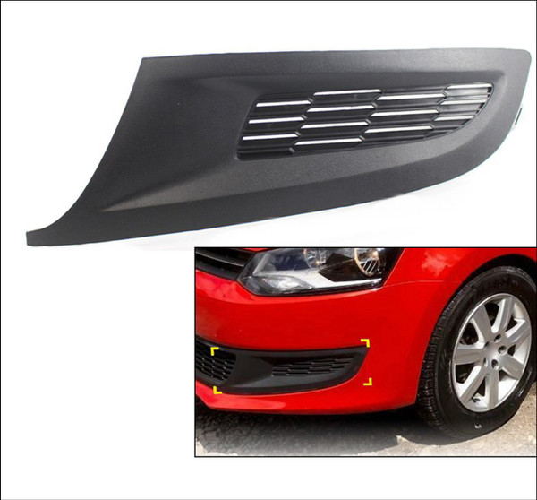 VW VOLKSWAGEN POLO 6R LOWER BUMPER GRILLES LH LEFT LHS PASSENGER 2010 2011 2012 2013 2014 6R0853665C NEW AFTERMARKET