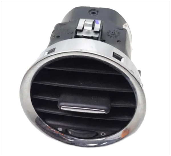 FIAT 500 312 595 DASHBOARD HEATER CLIMATE AC OUTLET AIR VENT BLACK CHROME LEFT LH LHS RIGHT RH RHS PASSENGER DRIVER GENUINE OEM OE ORIGINAL USED 735451111