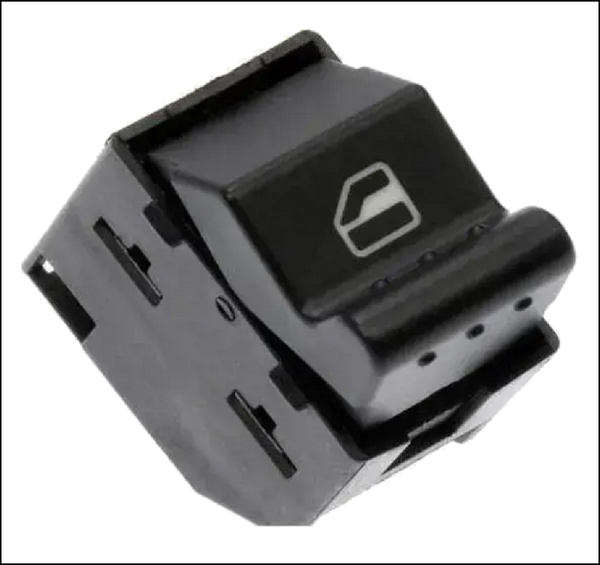 VW NEW BEETLE FACELIFT WINDOW SWITCH BLACK SINGLE MODULE DOOR 1C0959855A 1C0959855 USED OE OEM GENUINE ORIGINAL