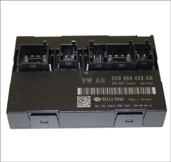VW VOLKSWAGEN PASSAT B6 3C BCM CONVENIENCE COMFORT MODULE 4-DOOR UK NZ AU 434MHz 3C09595433AR 5DK009064-07 PR-7K6 PR-5D9 PR-5D1 5D1 5D9 7K6 2009 2010 2011 USED GENUINE OE OEM TESTED