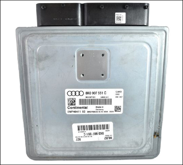 AUDI S5 QUATTRO SPORTBACK 8T V6 3.0 3.0L 3.0T FSI CAKA 2011 ENGINE ECU 8K0907551C 8K0907551 0261S05343 CONTINENTAL SIMOS 8.41 5WP4641103 5WP46411 SCANNED TESTED