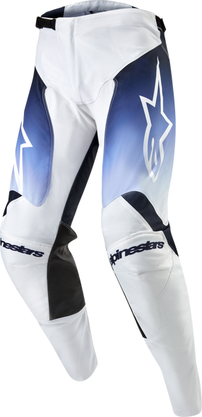 Alpinestars Racer Hoen Pants Wht/Drk Nvy/Lt Blue Sz 40 3721324-2070-40