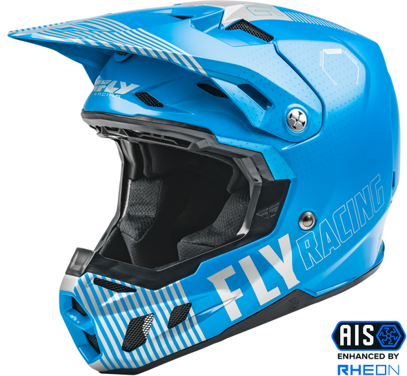 Fly Racing Formula Cc Primary Helmet Blue/Grey Yl 73-4303Yl