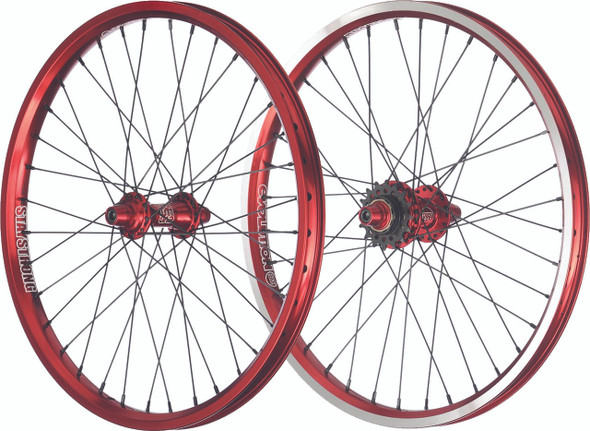 Staystrong Evolution Wheel Set 24" Red U-Ss6010